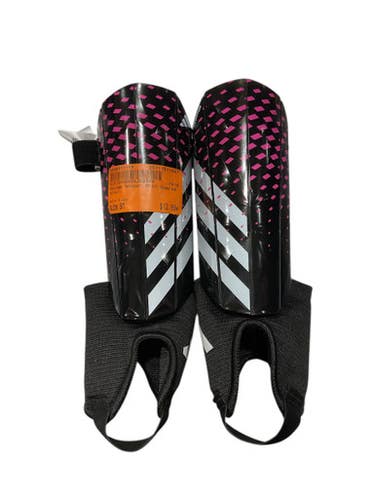 Used Adidas Soccer Shin Guards Junior Black SM 11847-S000031119