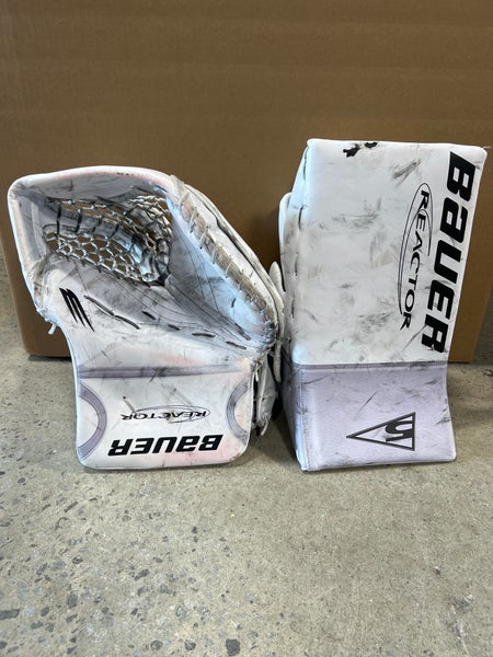 Senior Bauer Reactor R5 Pro Regular Goalie Glove and Blocker
