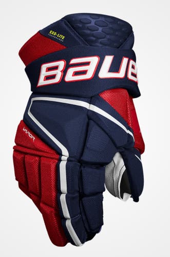 New Bauer Vapor Hyperlite Gloves Intermediate 13"