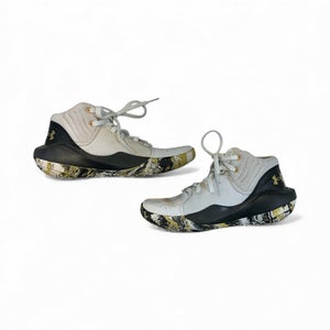 Used Under Armour Basketball Shoes M White Junior 03.5 11873-S000226912