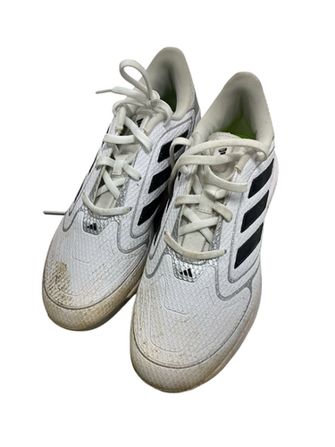 Used Adidas PURE HUSTLE BB/SB Cleats White Junior 05 11613-S000170847