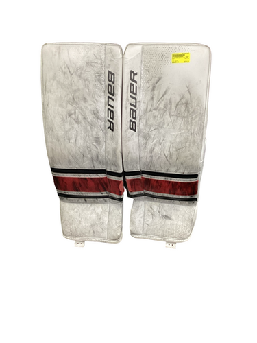 Used Bauer GSX Goalie Leg Pads Senior White 33" 11613-S000170934