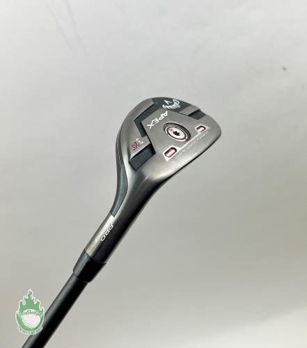 Right Handed 2021 Callaway APEX Pro 3 Hybrid 20* HZRDUS Stiff Graphite Golf