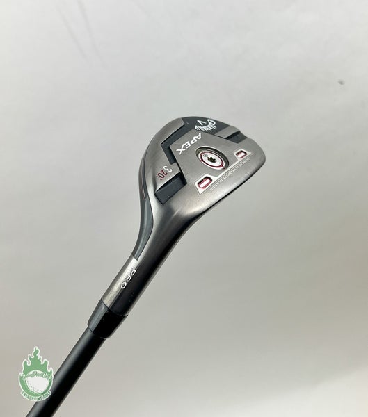 Right Handed 2021 Callaway APEX Pro 3 Hybrid 20* HZRDUS Stiff Graphite Golf