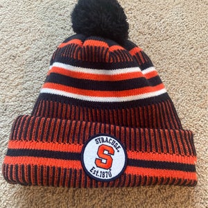Syracuse Beanie Hat Adult Unisex One Size Fits All New Era (Used)