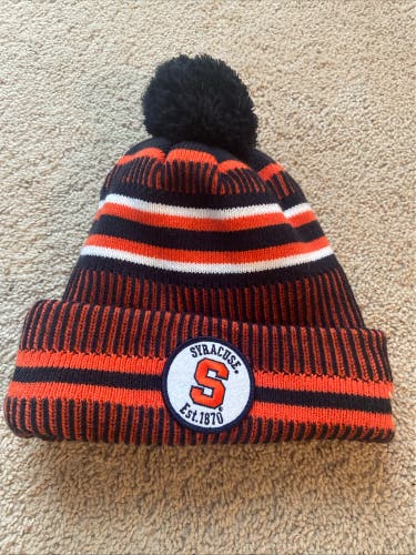 Syracuse Beanie Hat Adult Unisex One Size Fits All New Era (Used)