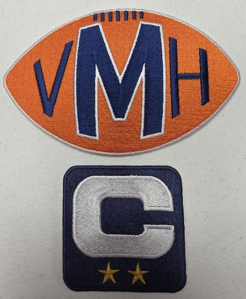 Chicago Bears CALEB WILLIAMS VMH Captain Jersey Patch Set IRON ON