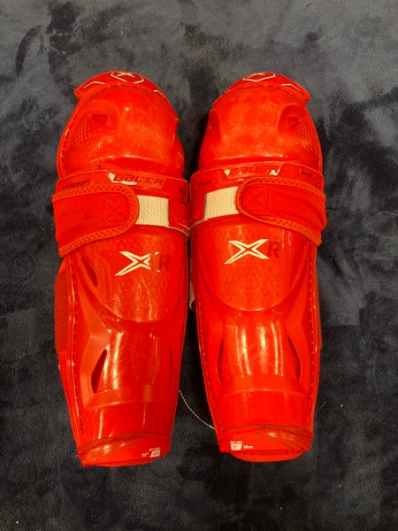 Junior Bauer Vapor XR Shin Pads 11" (Used)