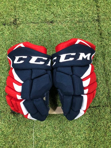 Blue Junior CCM JetSpeed FT485 Gloves 11" (Used)