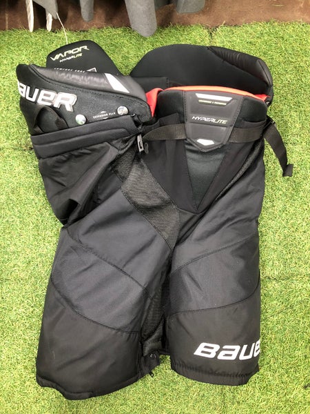 Black Senior XL Bauer Vapor Hyperlite Hockey Pants (Used)