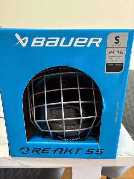 Small Bauer Re-akt 55 Helmet (New)