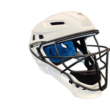 Used Easton CATCHERS HELMET Catchers Helmet w/Mask White SM 11883-S000153934