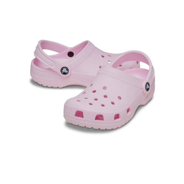 Crocs Classic Clogs Unisex Kids US 5C Pink Milk Round Toe Slip On Sandals TLW615