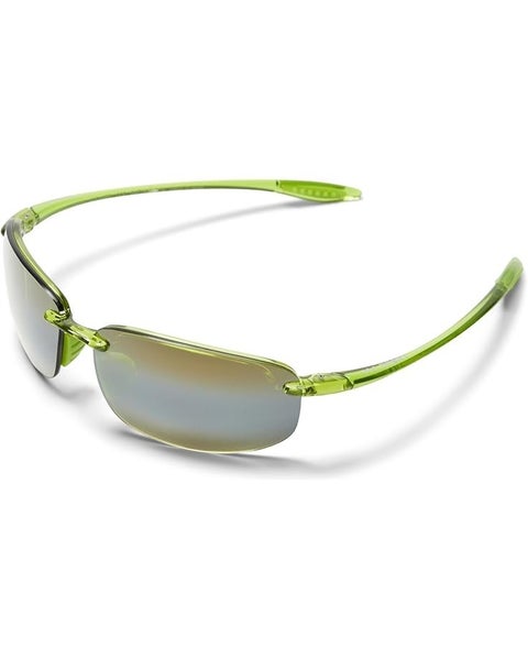 Maui Jim Ho'okipa Men's Polarized Green UV Protection Rimless Sunglasses TLW595