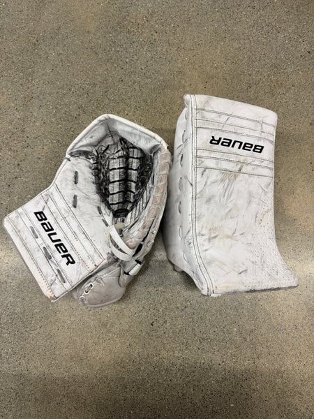 Junior Bauer GSX Goalie Gloves & Blockers Regular (Used)