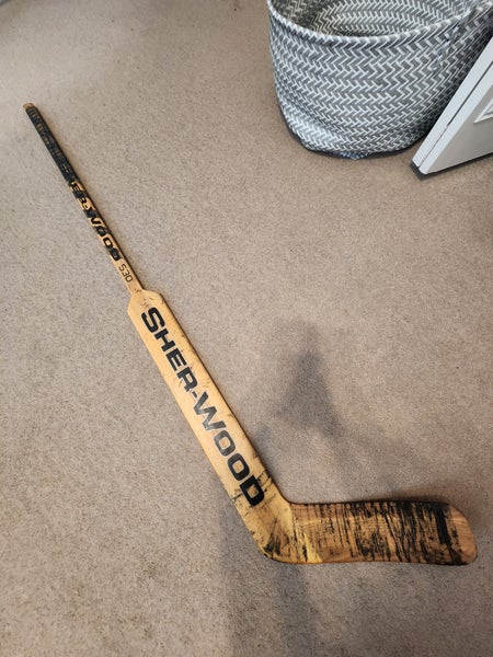 Junior Sher-Wood 530 Regular Goalie Stick 23" Paddle (Used)