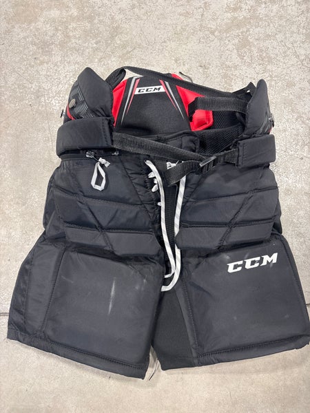 Black CCM E1.5 Hockey Goalie Pants (Used) | Junior Large