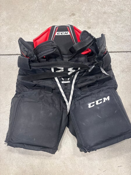 Black CCM E1.5 Hockey Goalie Pants (Used) | Junior Small