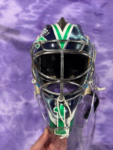 Blue Senior CCM GFL Pro Goalie Mask (Used)