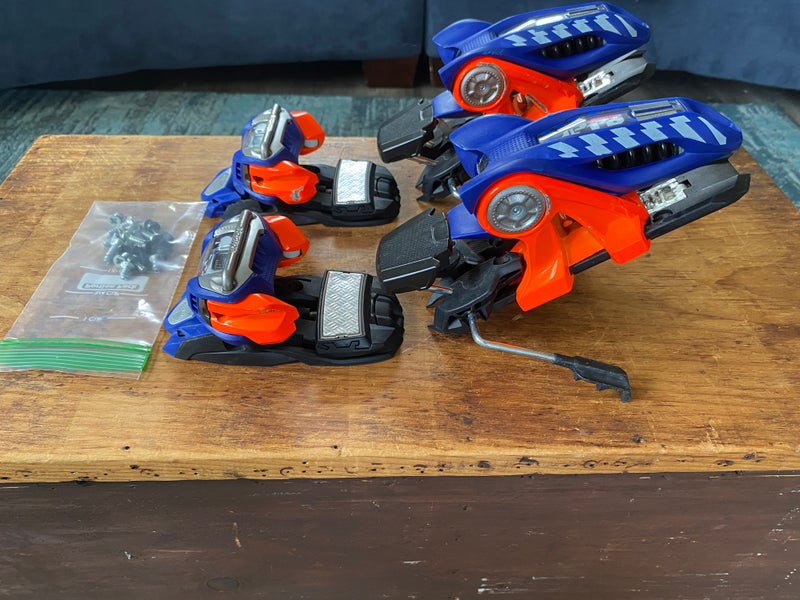 Powder Ski Bindings 110 mm Brake Width Max Din 18 (Used)