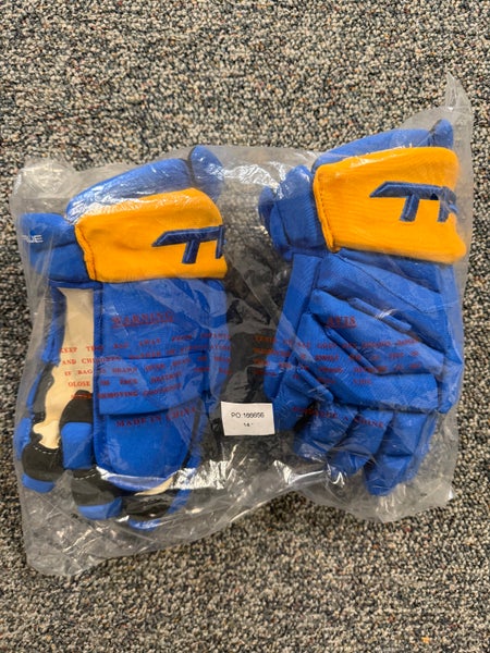 New Pro Stock True 14" Gloves Connor Clifton Buffalo Sabres