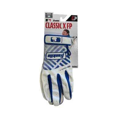 Used Franklin BB/SB Batting Gloves Navy Blue MD 11859-S000026962