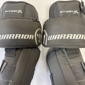 Size Junior Warrior Ritual-X Ice Hockey Goalie Knee Pads