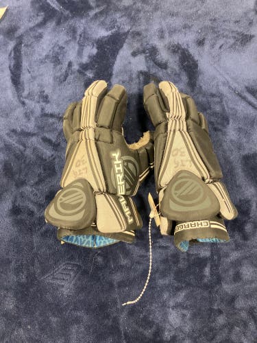 Black Maverik Charger Lacrosse Gloves 12" (Used)