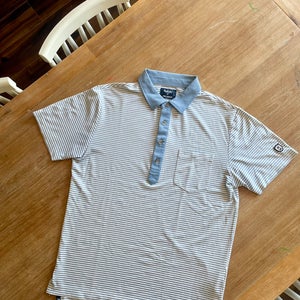 Sky Blue Small Men's Footjoy x Tom Snyder Polo Shirt
