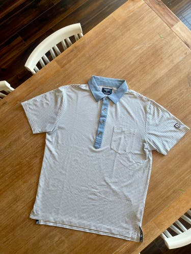 Sky Blue Small Men's Footjoy x Tom Snyder Polo Shirt
