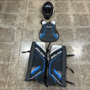 Black 24" Youth Bauer Rec street goalie Goalie Full Set Regular (Used)