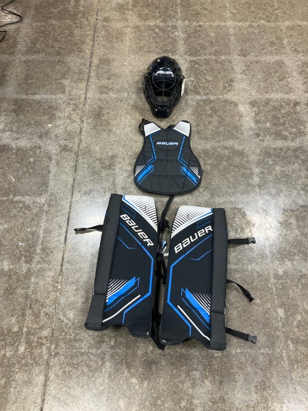 Black 24" Youth Bauer Rec street goalie Goalie Full Set Regular (Used)