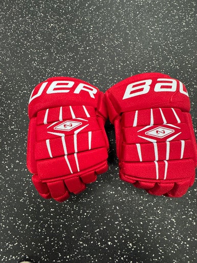 Used Bauer NEXUS 400 Senior Gloves Red 13" 11849-S000033679