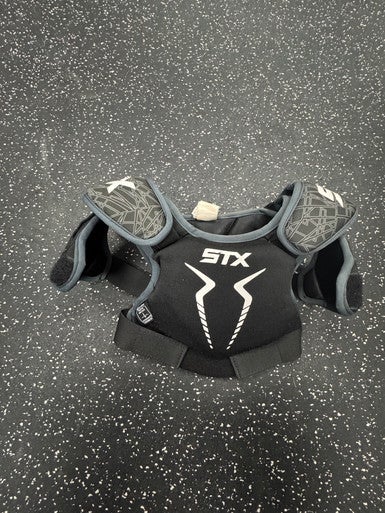 Used STX STALLION 75 Lacrosse Shoulder Pads Black XXS 11849-S000033665