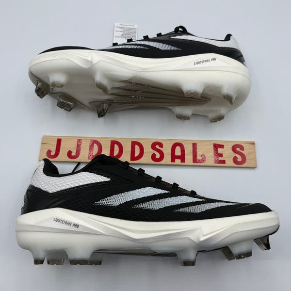 Adidas Adizero Electric TPU Men\'s Size 12 Black White Baseball Cleats IH3466 NEW Adidas Adizero Electric TPU Men main image 3