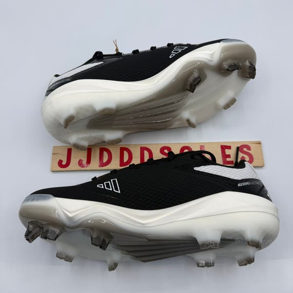 Adidas Adizero Electric TPU Black White Baseball Cleats  display picture 1