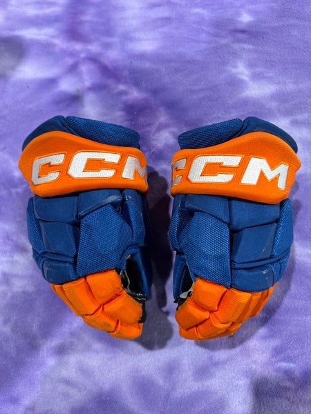 Blue Junior CCM JetSpeed FT6 Gloves 12" (Used)