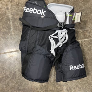 Black Junior Medium Reebok 7k Hockey Pants (Used)