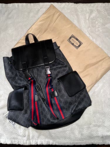 Black Adult Unisex Backpack (Used)