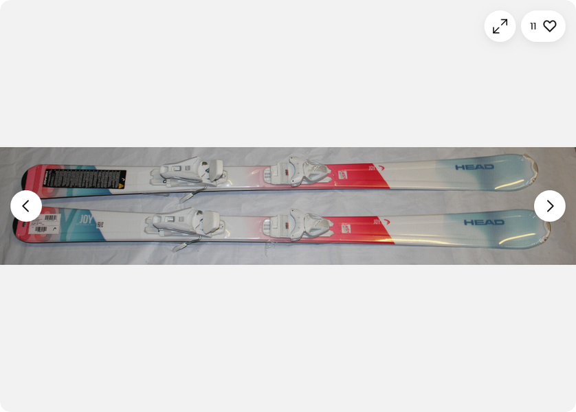HEAD Skis 147cm Joy easy + JRS7.5 GW size adjustable Bindings pair