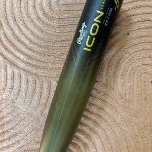 2023 Rawlings Icon Composite Bat USSSA Certified (-5) Composite 27 oz 32" (Used)