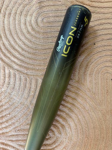 2023 Rawlings Icon Composite Bat USSSA Certified (-5) Composite 27 oz 32" (Used)