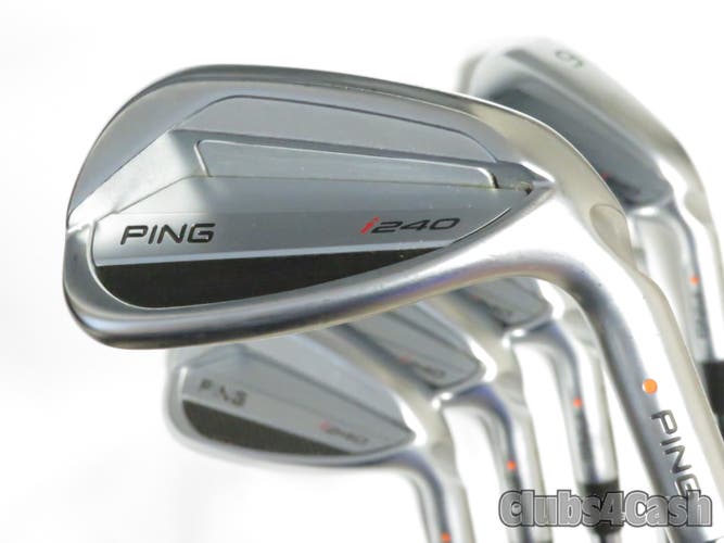 PING i240 Irons Orange Dot KBS Tour 115 Regular+ 6-P+Uw -