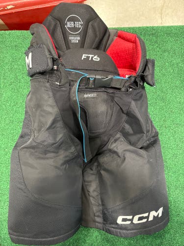 Black CCM Jetspeed FT6 Hockey Pants (Used) | Senior Small