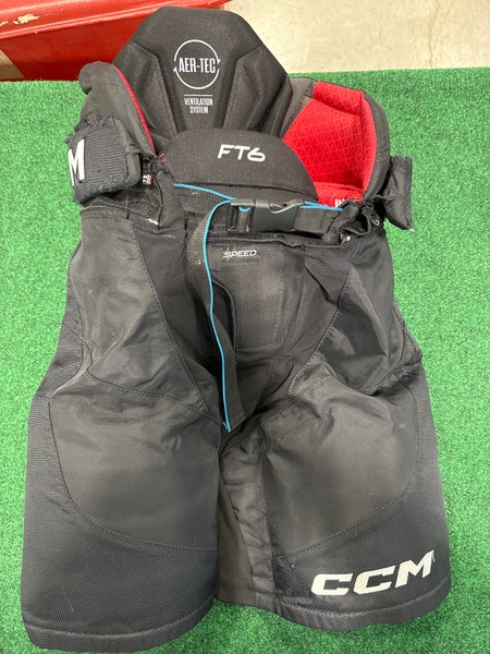 Black CCM Jetspeed FT6 Hockey Pants (Used) | Senior Small