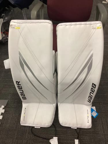 Medium Bauer Hyperlite 2 Goalie Leg Pads (New) (READ DESCRIPTION)