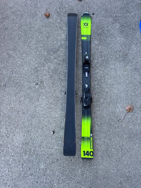 Volkl deacon jr 140 cm All Mountain Skis With Bindings (Used)