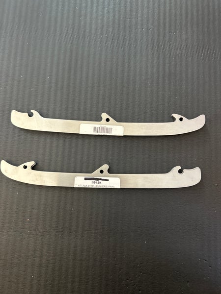 New Attack Steel Runners Pair New Size 238 mm