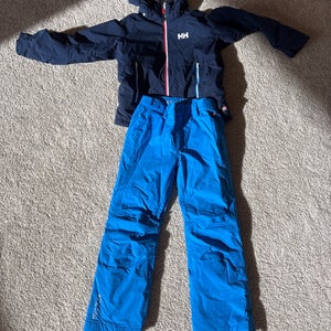 Blue Unisex size 12 Helly Hansen Ski Jacket (Used)