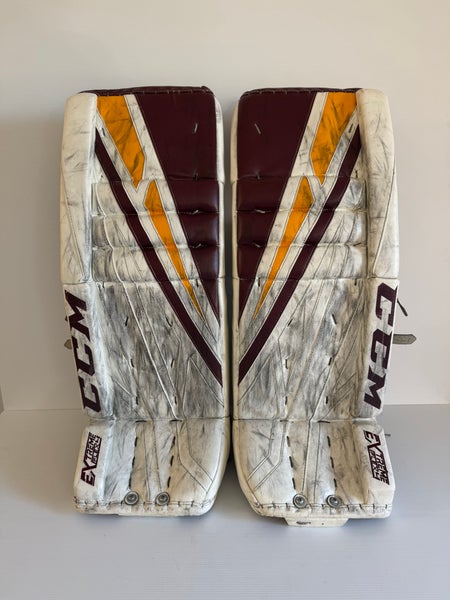 Used Senior 33" + 1.5" CCM Extreme Flex 4 Pro Stock Goalie Leg Pads